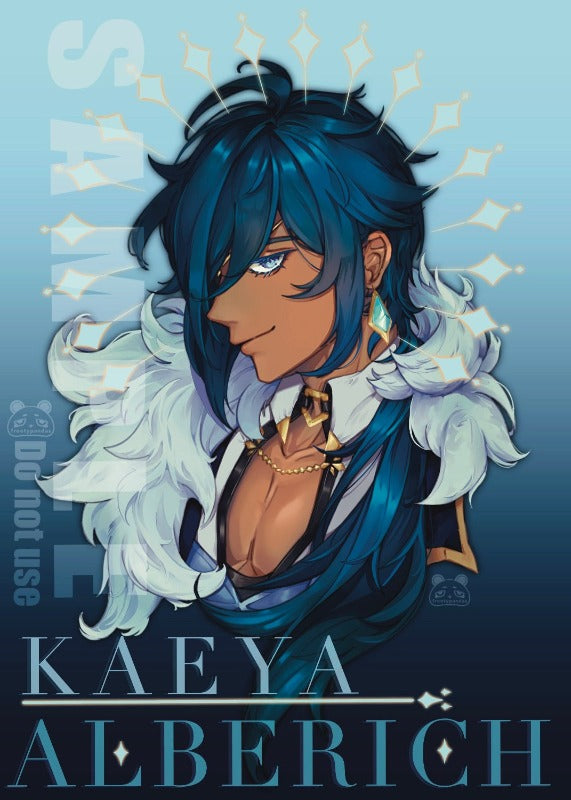 Kaeya Portrait Prints