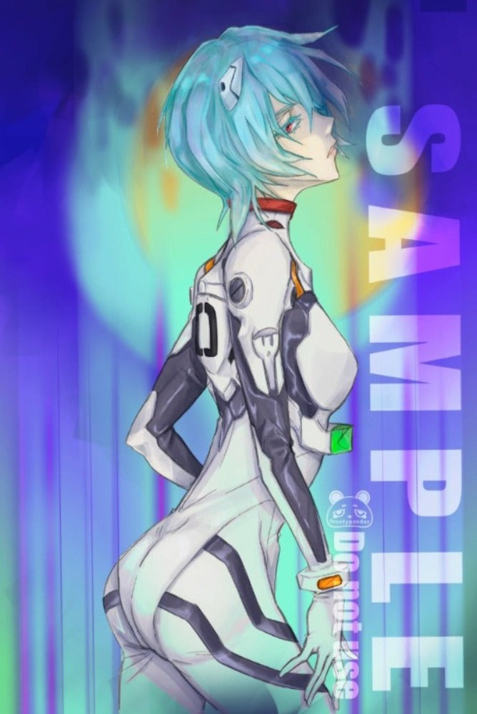 Rei's Moon EVA Print